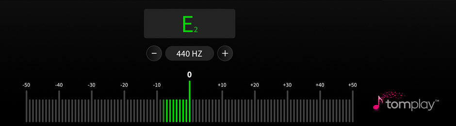 Free Online Tuner for Bass guitar